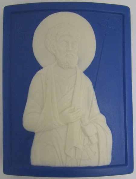 Икона Петр святой апостол, керамика