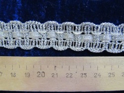 Тесьма серебро 46