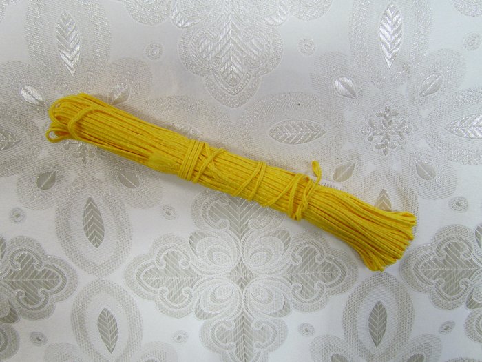 СУТАЖ, шнур, цвет - желтый (20 м моток)