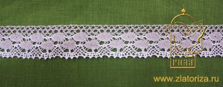 Кружево 146, плетеное, льняное, шир. 4 см