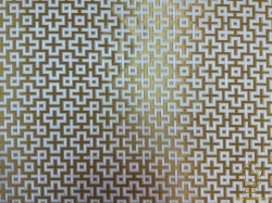 Шелк ИХТИС, белый с золотом, шир. 160 см