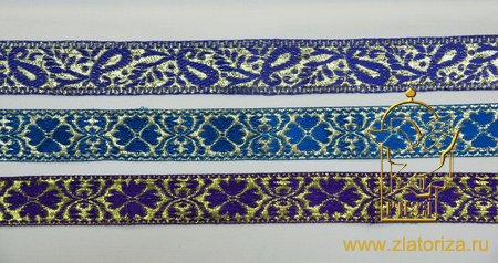 Тесьма мягкая, с люрексом, шир. 3-4 см