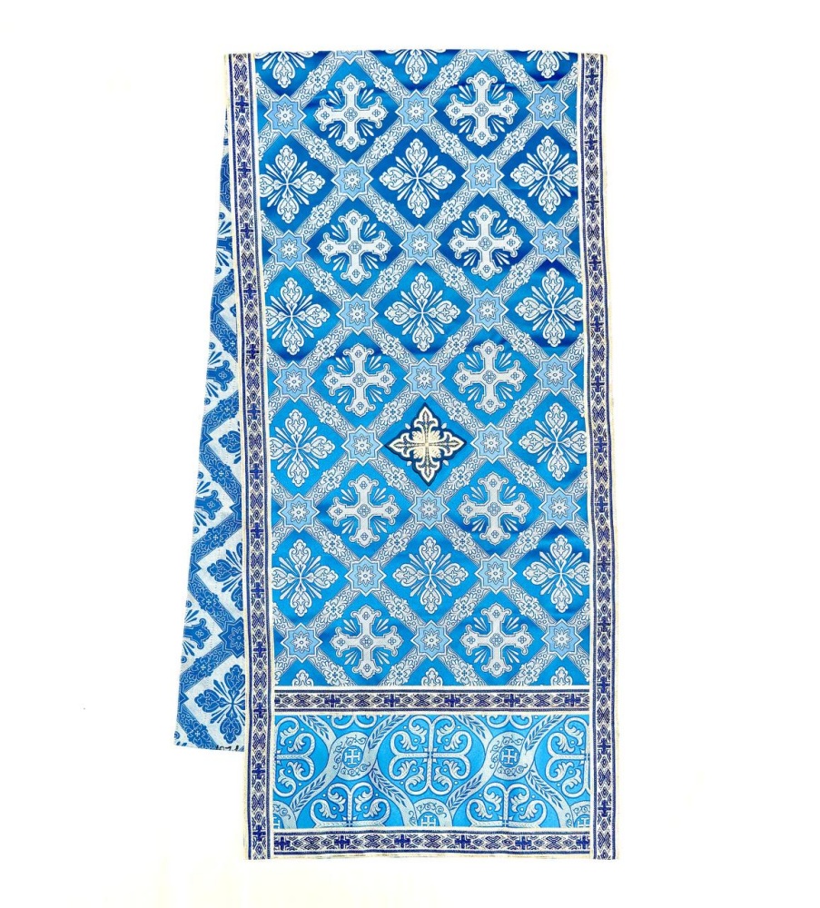 Аналойник, шелк голубой с серебром Аналойник, шелк голубой с серебром