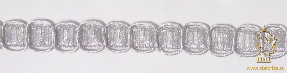 Тесьма серебро 102