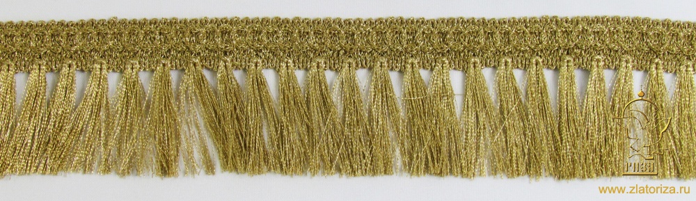 Бахрома золото 59, шир. 5,5 см