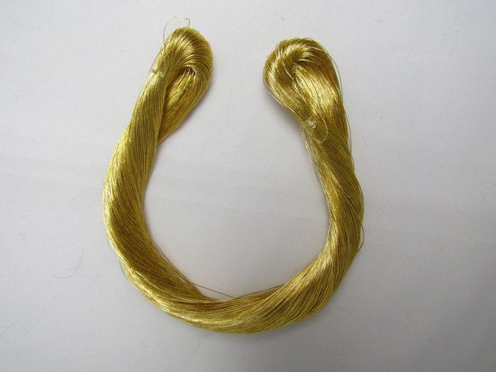 Нить золотная в пасмах, золото, разные оттенки