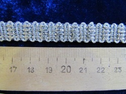 Тесьма серебро 16