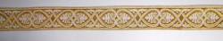Галун АФИНЫ, белый с золотом, шир. 4 см, ФР Галун АФИНЫ, белый с золотом, шир. 4 см, ФР