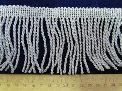 Бахрома серебро 27 (веревка, 7 см)