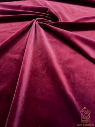 Бархат бордо, х/б, шир. 150 см