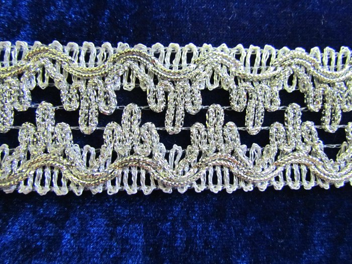 Тесьма серебро 96