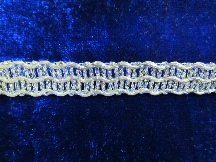 Тесьма серебро 29