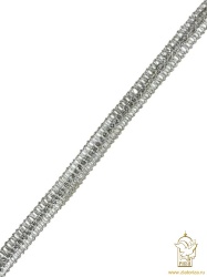 Тесьма серебро 21