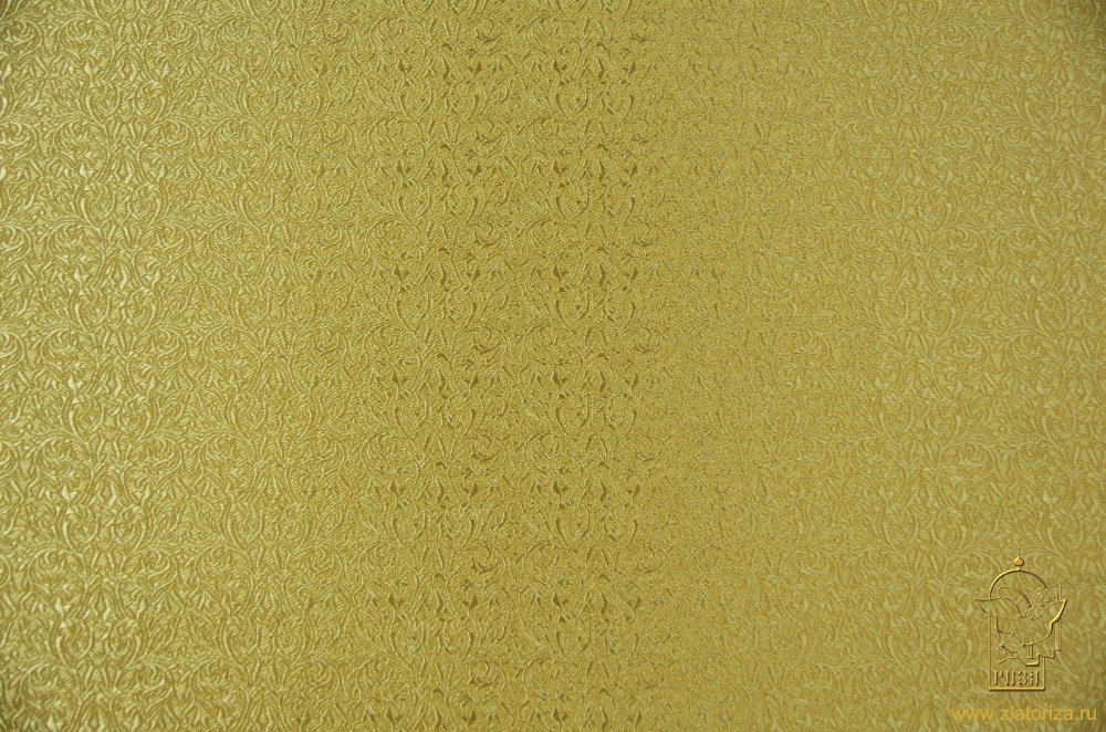 Парча ОРЕНБУРГ, желтая с горчицей, шир. 150 см, Рахманово