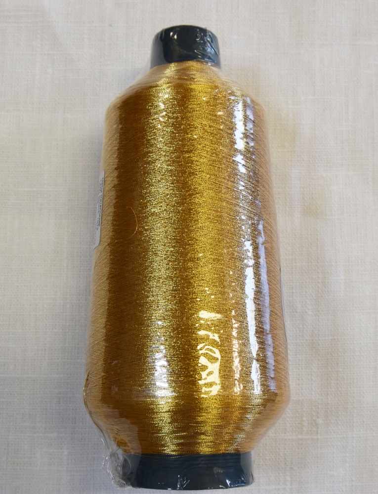 Нитки металлизированные LAMI, золото, для вышивки, 250 гр, арт. 1012