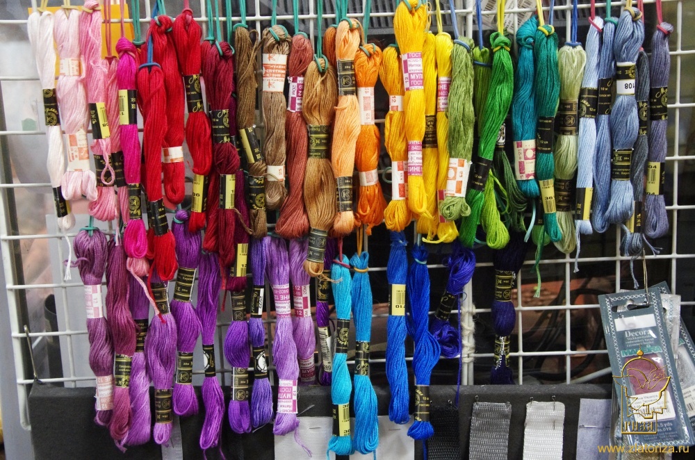 Мулине Санкт-Петербург, цвет - микс, 20м, 15м в мотке