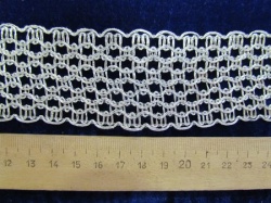 Тесьма серебро 62