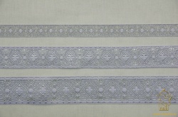 Галун СИНОД, белый с серебром, шир. 2,1 см, 50 м в ролике, МДК Галун СИНОД, белый с серебром, шир. 2,1 см, 50 м в ролике, МДК