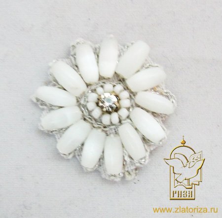 Цветок из бусин