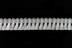 Бахрома серебро 34 арт. Z1091, 20 м Бахрома серебро 34 арт. Z1091, 20 м