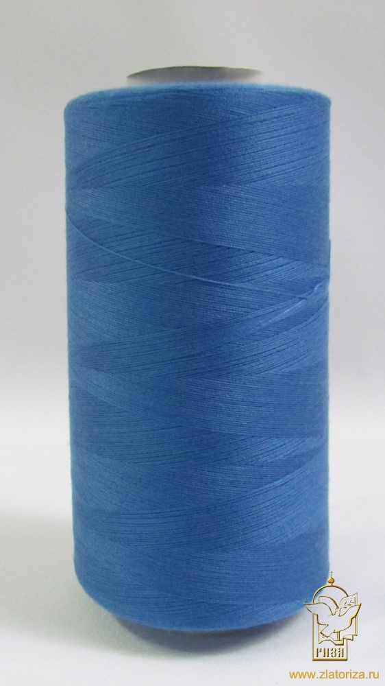 Нитки оверлок 5000 яр. голубые