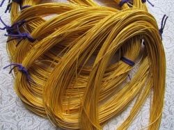 Канитель жесткая, манго золото, MANGO PROCESS №10