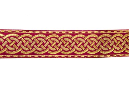 Галун ФР ПЛЕТЕНКА бордо шир. 4 см