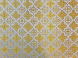 Шелк ВЕРА-2, белый с золотом, шир. 150 см, Рахманово Шелк ВЕРА-2, белый с золотом, шир. 150 см, Рахманово