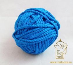 Шнур поручный голубой