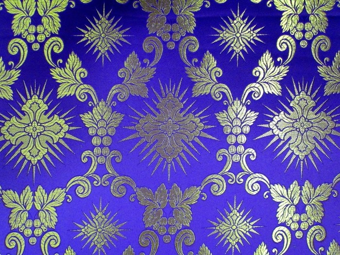 Шелк ЛОЗА, фиолетовый с золотом, шир. 150 см, Рахманово