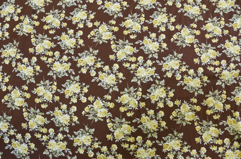 Штапель ЦВЕТОЧКИ 15, шир. 150 см