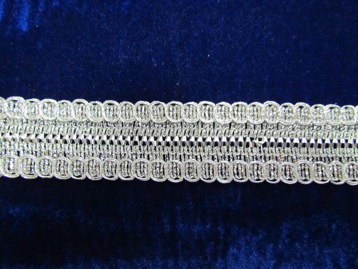 Тесьма серебро 61