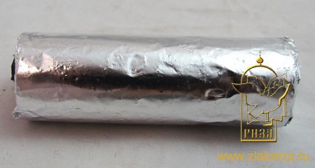 Уголь быстроразжигаемый Золотой диаметр 27 мм (братство Ермогена), 6 штук в рулоне