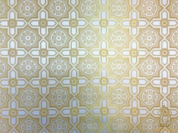 Парча НЕВСКИЙ, белый с золотом, шир. 150 см, Рахманово