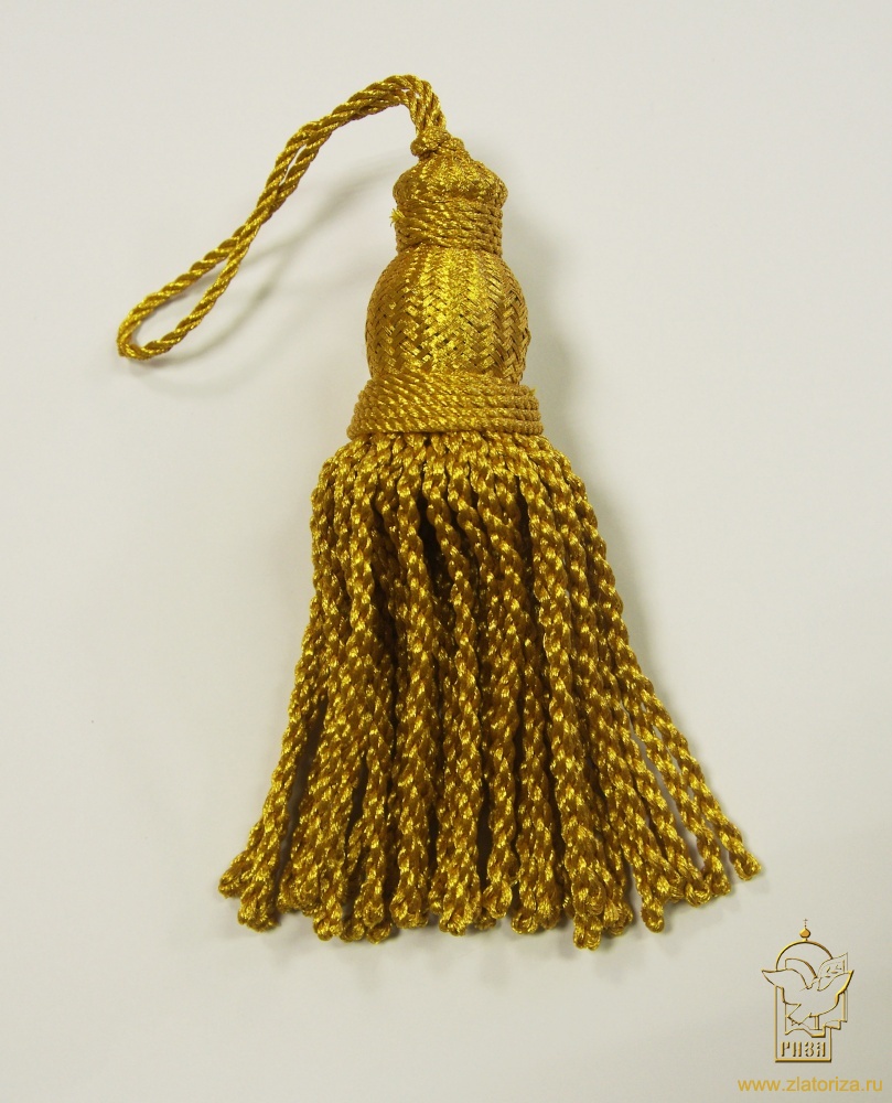 Кисть золото 14 см арт. А2298, 68073А