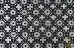 Шелк МИРЛИКИЙСКИЙ (МАЛЫЙ), черный с серебром, шир. 150 см, Рахманово Шелк МИРЛИКИЙСКИЙ (МАЛЫЙ), черный с серебром, шир. 150 см, Рахманово