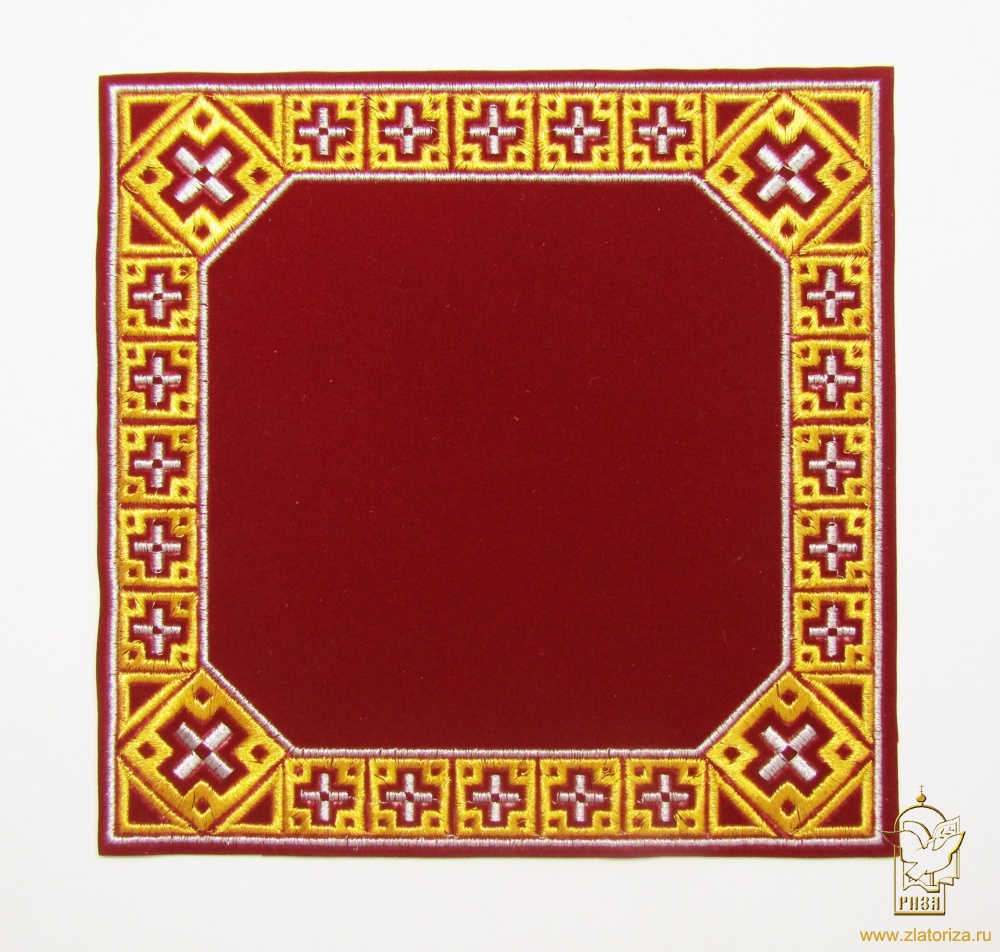 Подкрестье Квадрат 24 х 24 см, замша