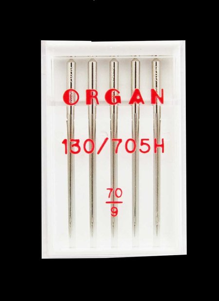 Иглы д/ швейных машин №70 ORGAN, 5 шт. в упаковке