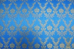 Парча ЛИРА, голубая с золотом, шир. 150 см, Рахманово Парча ЛИРА, голубая с золотом, шир. 150 см, Рахманово