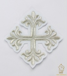 Крест 1 ВИФЛЕЕМ, белый с серебром,14,5 -16 см арт. 26774 Крест 1 ВИФЛЕЕМ, белый с серебром,14,5 -16 см арт. 26774