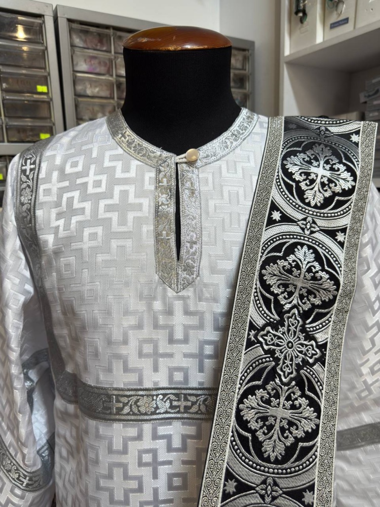 Орарь черный, шелк