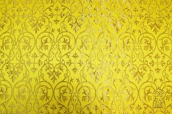 Парча СВЯТОГОРСКАЯ, желтая с золотом, шир. 165 см