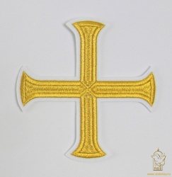 Крест 1 БУЛАТ белый с золотом, 14,5 -16 см Крест 1 БУЛАТ белый с золотом, 14,5 -16 см