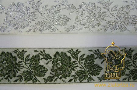 Лента РОЗЫ 6-7 см, цвет - микс