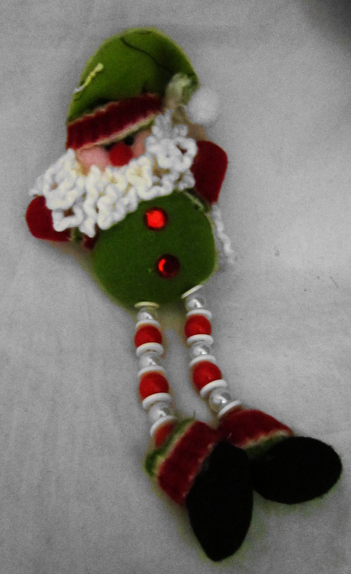 Игрушка-подвеска Ретро текстильная на елку 36647,имнете: Дед Мороз и Снеговик
