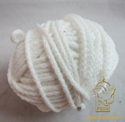 Шнур поручный белый, В035