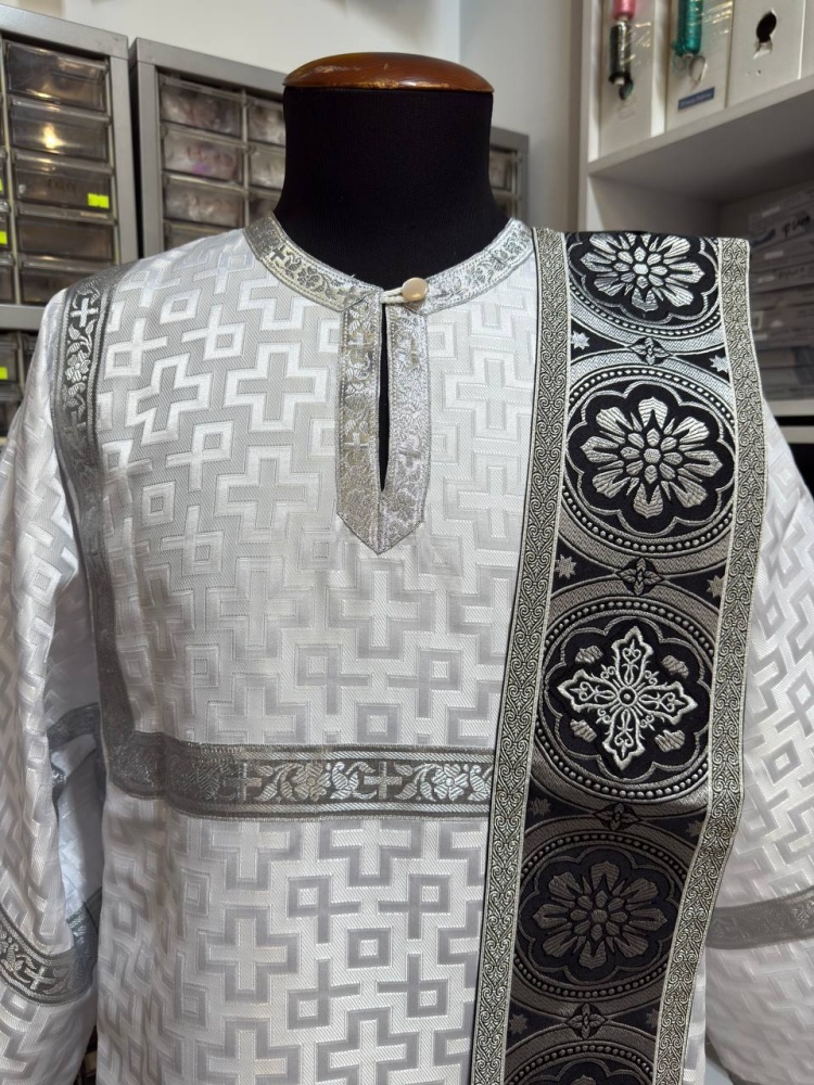 Орарь черный, шелк