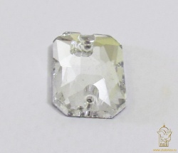 Стразы пластиковые БИАЗИТ прям-к 18 х 13 мм