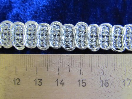 Тесьма серебро 20