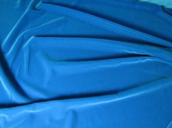 Бархат голубой церулиум, х/б шир. 150 см